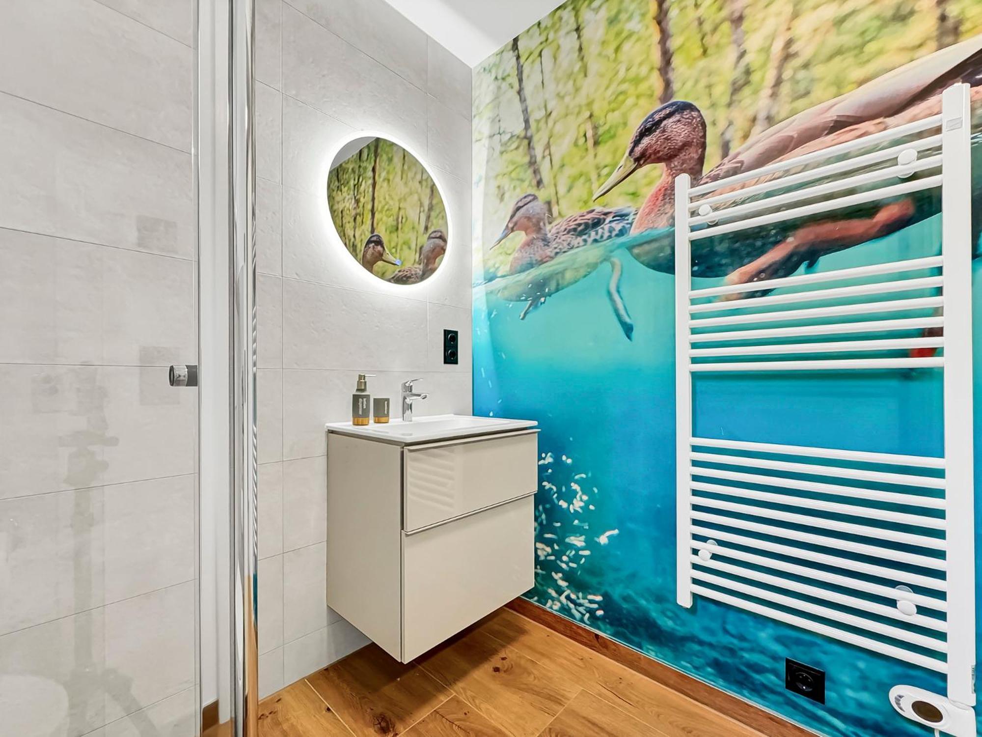 Cblue: Seeblick, Kamin, Wallbox, Natur Bentwisch Bagian luar foto